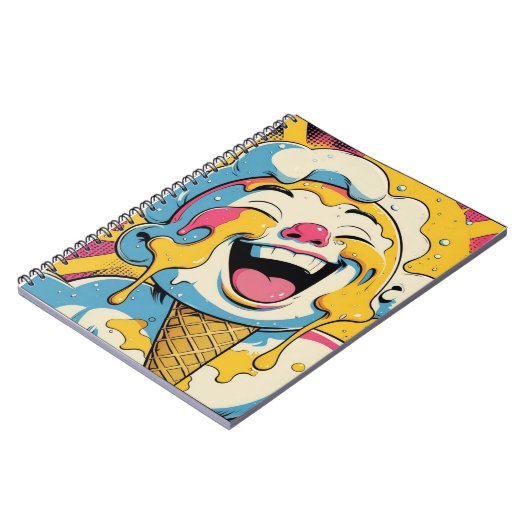 Carnet Ice Cream Pop Art Explosion Notebook (Côté gauche)