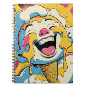 Carnet Ice Cream Pop Art Explosion Notebook (Devant)