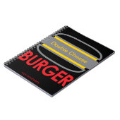 Carnet Icône Burger au fromage double (Côté gauche)