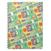 Carnet Icône de diététiste professionnel conçu (Devant)