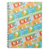 Carnet Icône de statisticien professionnel de conception  (Devant)
