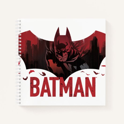 Carnet Icône gotham de Batman Crimson (Devant)