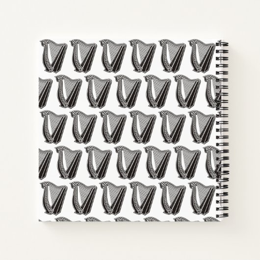 Carnet Icône Harpe (Dos)