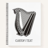 Carnet Icône Harpe (Devant)