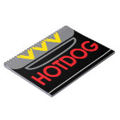 Carnet Icône Hotdog (Côté gauche)