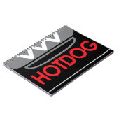 Carnet Icône Hotdog (Côté gauche)