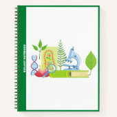 CARNET Icônes BIOLOGIQUES (BLANC) (Devant)