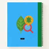 CARNET Icônes BIOLOGIQUES (BLEU) (Dos)