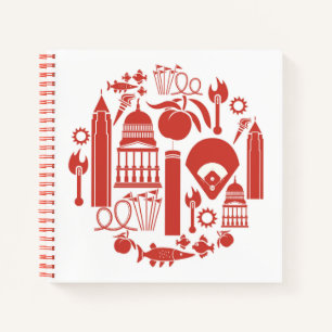 Carnet Icônes de Géorgie Atlanta