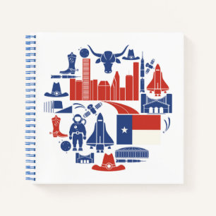 Carnet Icônes de Houston Texas