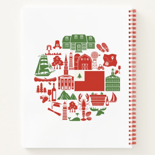 Carnet Icônes de la Nouvelle-Angleterre (Dos)