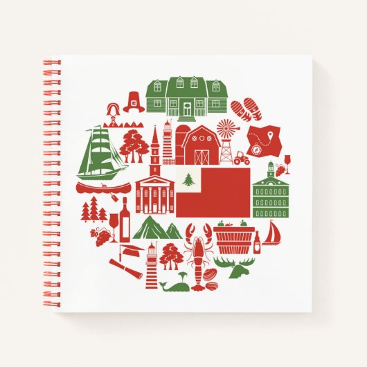 Carnet Icônes de la Nouvelle-Angleterre (Devant)