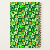 Carnet Icônes de la Saint-Patrick Motif sans couture (Verso)