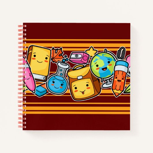 Carnet Icônes de l'école de dessin animé (Devant)