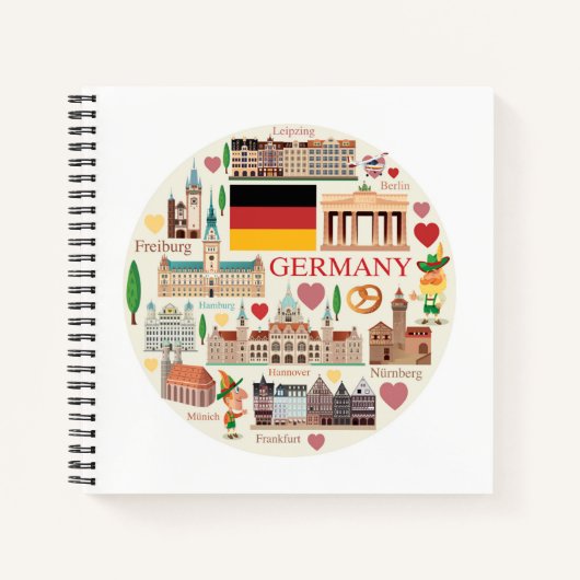 Carnet Icônes de voyage Allemagne (Devant)