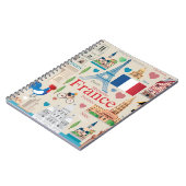 Carnet Icônes mignonnes de la France (Côté gauche)