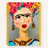 Carnet Iconic Frida Kahlo Notebook (Devant)