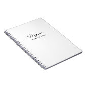 Carnet Iconic Fun Witty Cool Mom Minimalist Notebook (Côté Droit)