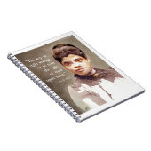 Carnet Ida B Wells et citation "Juste et faux" (Côté Droit)