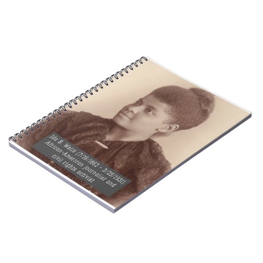 Carnet IDA B. Wells Notebook (Côté gauche)
