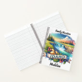 Carnet Idaho avec cascades (Intérieur)