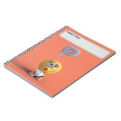 carnet "Idea Emoji" (orange) (Côté gauche)