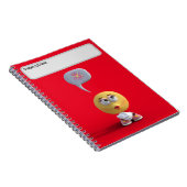 carnet "Idea Emoji" (Rouge) (Côté Droit)