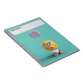 carnet "Idea Emoji" (Turquoise) (Côté Droit)