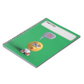 carnet "Idea Emoji" (Vert) (Côté gauche)