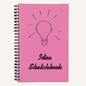Carnet Idea Pink Sketchbook (Recto)