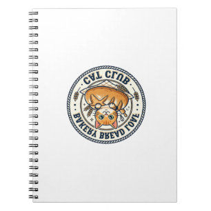 Carnet Idée Cadeau Boulangerie Pain Chaton Maman Chaton -