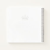 Carnet Idée cadeau, modèle personnalisé pour anniversaire (Dos)