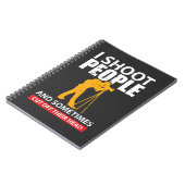 Carnet Idée de cadeau d'amusement de photographe pour des (Côté gauche)