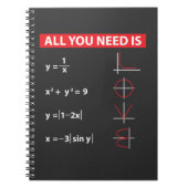 Carnet Idée de cadeau de professeur de mathématiques (Devant)