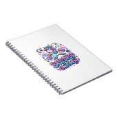 Carnet Idée de cadeau licorne basse drop typographie Des (Côté Droit)