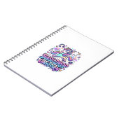 Carnet Idée de cadeau licorne basse drop typographie Des (Côté gauche)