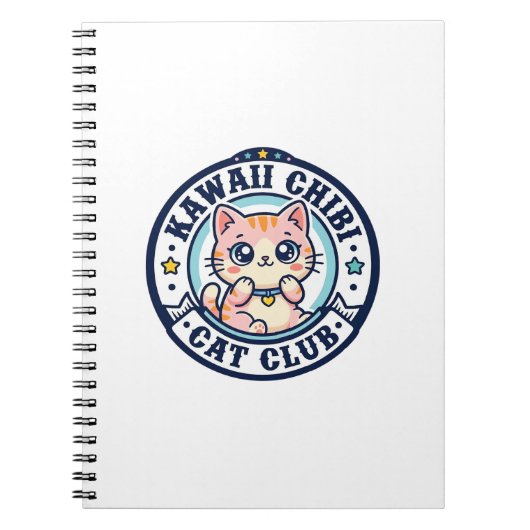 Carnet Idée de cadeau maman chat chibi kawaii - Kawaii Ch (Devant)