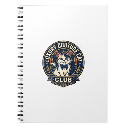 Carnet Idée de cadeau pour maman de chat de luxe couture  (Devant)