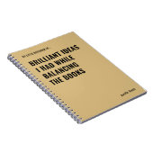 Carnet Idées Brillantes Comptable Drôle (Côté Droit)