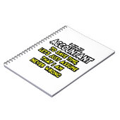 Carnet Idées cadeaux de comptable amusant (Côté gauche)