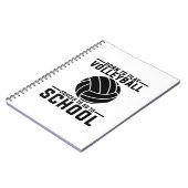 Carnet Idées cadeaux de volley-ball | Équipe du joueur de (Côté gauche)