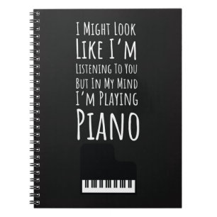 Carnet Idées Cadeaux Pour Joueurs De Piano Amoureux De La