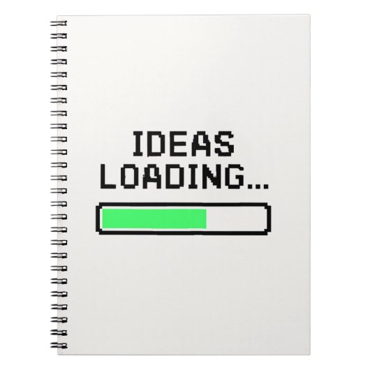 Carnet Idées Chargement... - Progress Bar Tech Design (Devant)