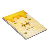 Carnet Idées de bricolage de gouttes de miel d'abeilles h (Côté Droit)
