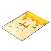 Carnet Idées de bricolage de gouttes de miel d'abeilles h (Côté gauche)