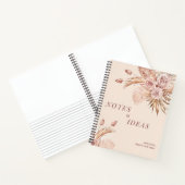 Carnet Idées de nom personnalisé pour herbe de la Pampa e (Intérieur)