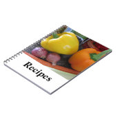 Carnet Idées de recettes de légumes frais (Côté gauche)