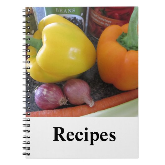 Carnet Idées de recettes de légumes frais (Devant)