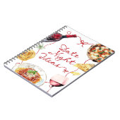 Carnet Idées de soirée de pizza au vin italien (Côté gauche)