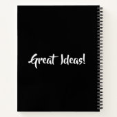 Carnet Idées géniales (Dos)